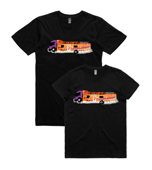 Kids Purple Truck Unisex T-Shirt